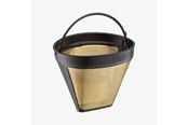 Kahvi ja Espresso - Cilio Kahvisuodattimen koko 4 kultaa uudelleenkäytettävät 12,5 cm - C116007