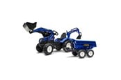 Tasapainopyörät, potkuautot ja potkulaudat - Falk Kaivuri sis. peräkärryn kipillä New Holland - 808-143