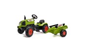 Tasapainopyörät, potkuautot ja potkulaudat - Falk Traktori peräkärryllä Claas - 808-052