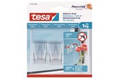 Ripustimet & koukut - tesa Powerstrips Hook 1kg Läpinäkyvä - 77735-00005-00