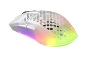 Hiiret - SteelSeries Aerox 3 Wireless 2022 - Ghost - Pelihiiri - Optinen - 6 painiketta - Valkoinen RGB-valolla - 62610
