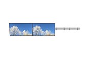 Seinäkiinnitys, AV-kiinnikkeet & AV-kalusteet - HI-ND Videorivi - teline - kolmelle LCD-näytölle - Max 60 kg - recommended for 43" - VR4300-0301