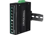 Kytkimet - TRENDnet TI-PG80B 8-Port Industrial Gigabit PoE+ DIN-Rail Switch (24 – 56V) - TI-PG80B