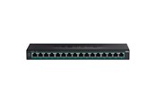 Kytkimet - TRENDnet TPE-TG160H 16-Port Gigabit PoE+ (123W) Switch - TPE-TG160H