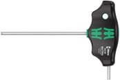 Käsityökalut - Wera 454 HF T-handle hexagon screwdriver Hex-Plus 3 x 100 mm - 5023334001