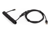 Näppäimistöt - DUTZO Coiled Aviator Micro-USB B cable - Musta - Päivitä lisävarusteita - Musta - DCA-UMB-BLK
