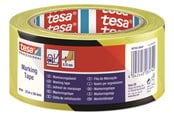 Teipit ja Liimat - tesa Floor Merkintä Tape 33m x 50m Yellow-Black - 60760-00087-15