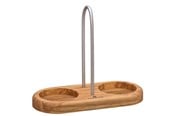 Keittiötarvikkeet - Zassenhaus Bordholder salt/peber m/håndtag oliven - Z036060