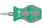 Käsityökalut  - Wera 368 Stubby screwdriver for square head socket screws # 01 x 25 mm - 5008863001