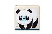 Lastenhuone - 3 Sprouts Storage Box - Black & White Panda - IBXPND