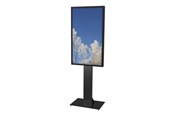 Seinäkiinnitys, AV-kiinnikkeet & AV-kalusteet - HI-ND Floorstand Glass Universal 49"- 65" - stand - for LCD display - Max - recommended for 65" - FS0000-5001-02
