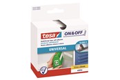 Ripustimet & koukut - tesa On & Off Universal 20mm x 250cm Valkoinen - 55225-00002-01