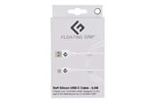 USB kaapelit - Floating Grip 0.5M SILICONE USB-C CABLE (WHITE) - FG-USB-05-464W