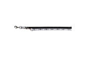Koirat - Trixie Silver Reflect adjustable leash XS–S: 2.00 m/15 mm black/silver grey - TX12214