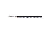 Koirat - Trixie Silver Reflect adjustable leash L–XL: 2.00 m/25 mm black/silver grey - TX12216