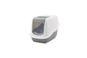 Kissat - Savic Nestor Cat Toilet Home Grey White 56x39cm - K0227G