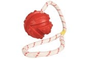 Koirat - Trixie Aqua Toy ball on A rope floatable natural rubber ø 7/35 cm - Assorted - TX33482