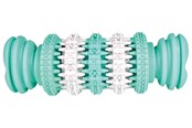 Koirat - Trixie Denta Fun Bone Purulelu Luonnonkumia Mintunmakuinen Suuri 15cm - TX32944