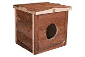 Jyrsijät - Trixie Natural Bark Wood House Jerrik Small Animals Mice Hamsters 15x14x13cm - TX62181