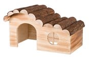 Kanit & Jyrsijät - Trixie Hanne house guinea pigs bark wood/flamed 29 × 18 × 18 cm - TX61977