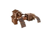 Kanit & Jyrsijät - Trixie Frida tunnel system mice bark Puu 47 × 22 × 15 cm - TX6163