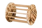 Kanit & Jyrsijät - Trixie Hay manger with lid wood/flamed ø 15 × 19 cm - TX61192