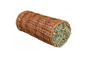 Kanit & Jyrsijät - Trixie Wicker tunnel with hay/carrot ø 15 × 33 cm 110 g - TX60776