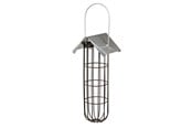 Lintuhäkit, linnunpöntöt & tarvikkeet - Trixie Fat ball feeder with roof 4 fat balls metal 11 × 25 × 10 cm Musta - TX55623