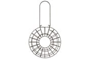Lintuhäkit, linnunpöntöt & tarvikkeet - Trixie Fat ball feeder round 8 fat balls metal ø 24 × 8 cm Musta - TX55622