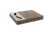 Kissat - Trixie Scratching Cardboard With Toys White 38 x 30 cm - TX48006