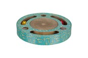 Kissat - Trixie Scratching drum with balls cardboard catnip ø 33 × 5.5 cm assorted colours - TX48004