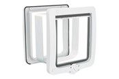 Kissat - Trixie 4-Way cat flap XXL with tunnel 24 × 28 cm Valkoinen - TX44241