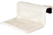 Kissat - Trixie Radiator bed longhair plush/suede-look 45 × 26 × 31 cm cream/brown - TX43141