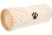 Kissat - Trixie Playing tunnel plush ø 22 × 60 cm Beige - TX42981
