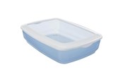 Kissat - Trixie MIO cat litter tray with rim 32 × 12 × 43 cm - Assorted - TX4040