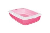 Kissat - Trixie Brisko kissanhiekkalaatikko reunalla 38 × 11 × 50 cm - Sekalaiset - TX40394
