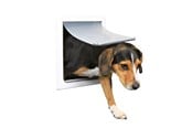Koirat - Trixie 2-Way dog flap with tunnel S–M: 30 × 36 cm Valkoinen - TX3878