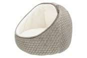 Koirat - Trixie Livia-luola ø 55 × 45 cm, hiekkapähkinä/kerma - TX36350