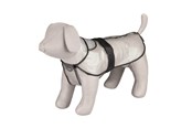 Koirat - Trixie Tarbes raincoat S: 34 cm transparent/black piping - TX3001
