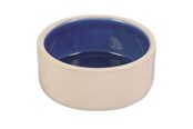 Koirat - Trixie Kulho keramiikkaa 2,3 l/ø 22 cm kerma/sininen - TX2452
