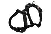 Koirat - Trixie Premium H-harness XXS–XS: 20–32 cm/10 mm black - TX204801