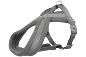 Koirat - Trixie Laadukas kiertomatka-valjaat S: 35–65 cm/20 mm grafiitti - TX203716
