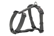 Koirat - Trixie Premium H-harness XS–S: 30–44 cm/10 mm graphite - TX203216