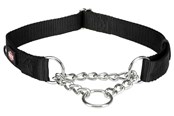 Koirat - Trixie Premium semi-choke L–XL: 45–70 cm/25 mm Musta - TX202901