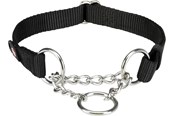 Koirat - Trixie Premium semi-choke M–L: 35–50 cm/20 mm black - TX202801