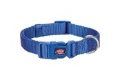 Koirat - Trixie Premium collar S–M: 30–45 cm/15 mm royal blue - TX201502