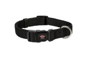 Koirat - Trixie Premium collar XS–S: 22–35 cm/10 mm Musta - TX201401