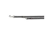 Koirat - Trixie Premium adjustable leash XS: 2.00 m/10 mm graphite - TX201316
