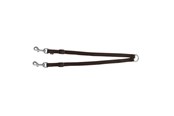 Koirat - Trixie Premium dual leash coupler XS–M: 40–70 cm/15 mm black - TX201101