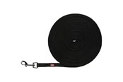 Koirat - Trixie Tracking leash rubberised S-M: 15 m/15 mm - black - TX19788